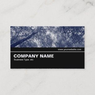 Carte De Visite Halfway V2 014 - Automne Bleu