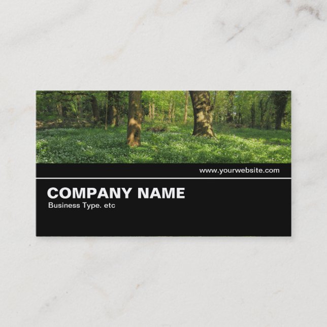 Carte De Visite Halfway V2 029 - Printemps dans le parc (Devant)
