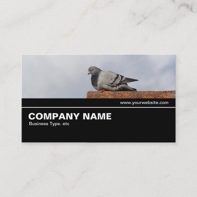 Carte De Visite Halfway V2 032 - Good Morning Pigeon (Devant)