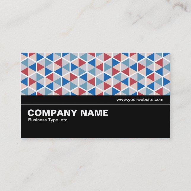 Carte De Visite Halfway V2 - Hexagon Motif 05 (Devant)