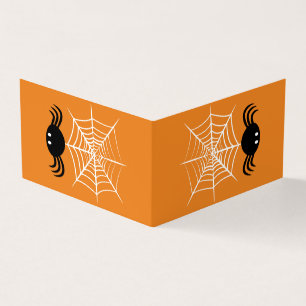 Carte De Visite Halloween Spider Web