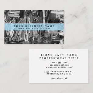 Carte De Visite Handyman de moto mécanique