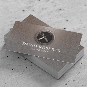 Carte De Visite Handyman Maintenance Service Auto Réparation Cuivr