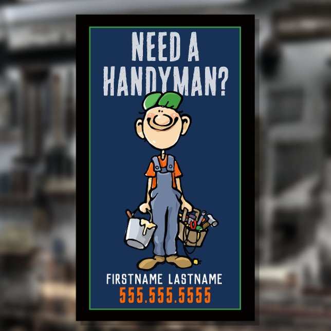 Carte De Visite Handyman réparateur Odd Emplois Promotionnels (Créateur téléchargé)