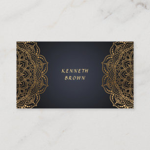 Carte De Visite Handyman Repères Black Gold