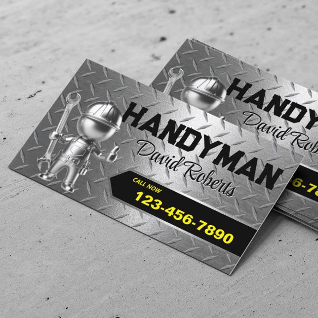 Carte De Visite Handyman Service de réparation et d'entretien Acie (Créateur téléchargé)