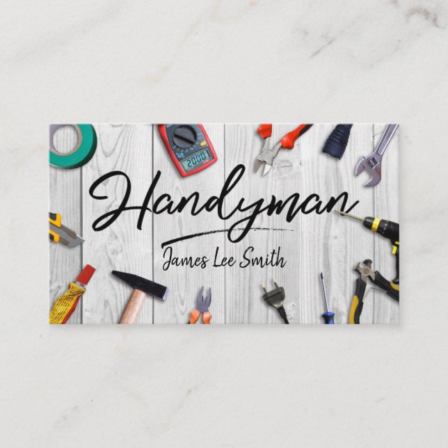 Carte de visite Handyman Services (Devant)