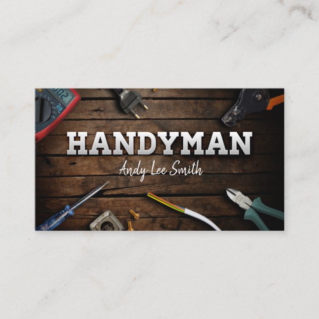 Carte De Visite Handyman Services (Devant)