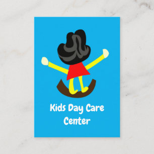 Carte De Visite Happy Girl Kids Day Care Centre