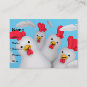 Carte De Visite Happy hen