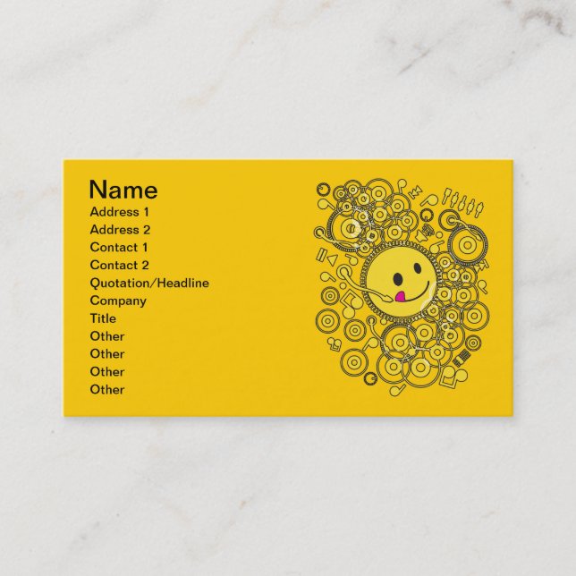 Carte De Visite Happy_Music (Devant)