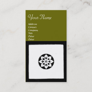 Carte De Visite HARMONIE FLORENTINE RENAISSANCE, vert