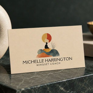 Carte De Visite Harmony Horizon Vie Entraîneur, Thérapeute, Médita