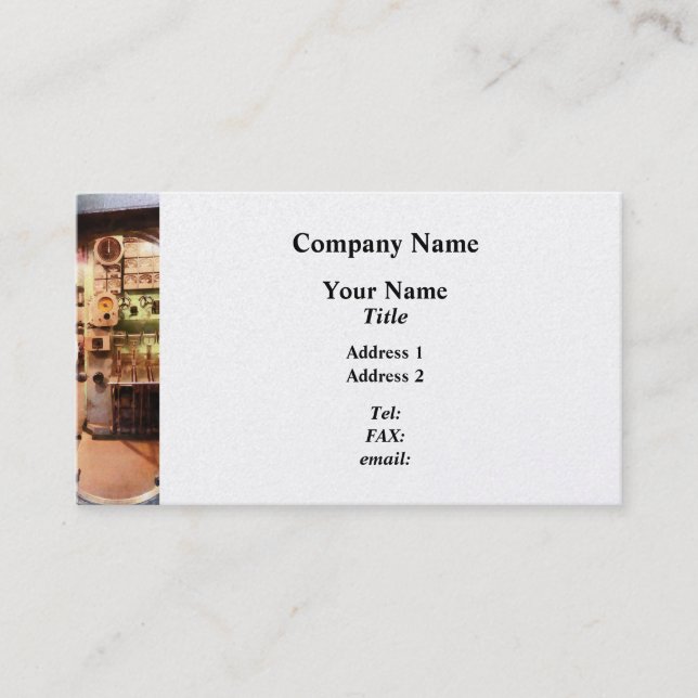 Carte De Visite Hatch en sous-marin (Devant)