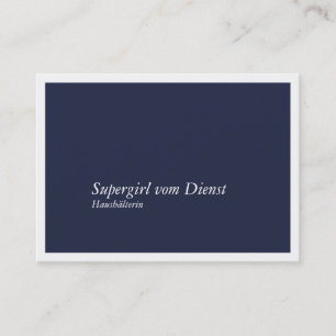 Carte De Visite Haushälterin Visitenkarten