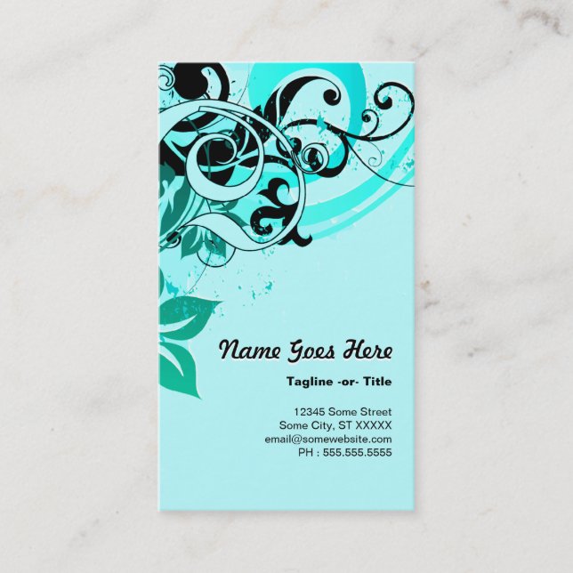 Carte De Visite haute fidélité d'été (Devant)