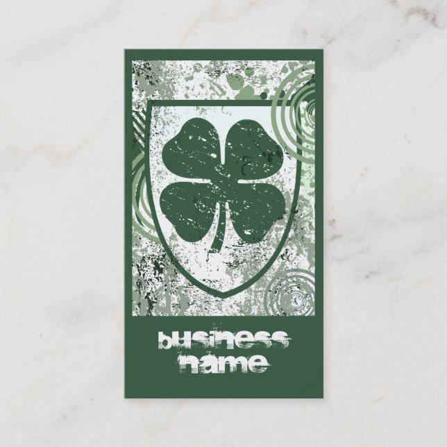 Carte De Visite haute fidélité irlandaise (Devant)