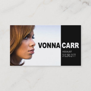 Cartes De Visite Artiste Chanteur Zazzle Fr