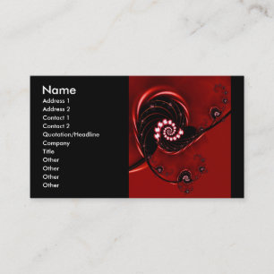 Carte De Visite Heirloom Cute Abstrait Nature Motif