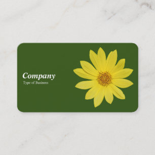 Carte De Visite Helianthus 'Reine du citron' Tournesol - Vert de l