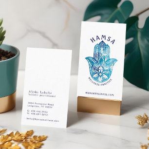 Carte De Visite Henna Hamsa Wellness Main décorative holistique