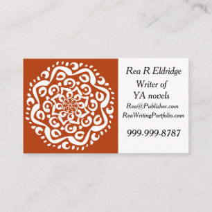 Carte De Visite Henna Mandala