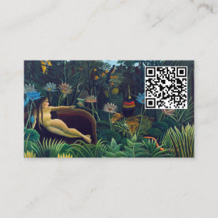 Carte De Visite Henri Rousseau - Le Rêve / Le Reve - Code QR