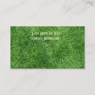 Carte De Visite Herbe verte