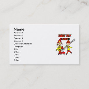 Carte De Visite Héros de tous les jours T-shirts et cadeaux pour p