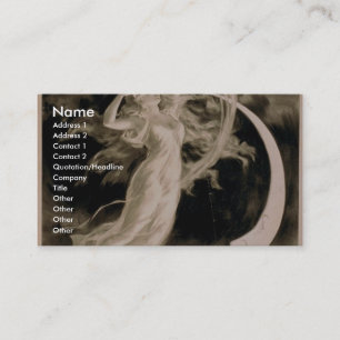 Carte De Visite Herrmann, "domestique théâtre vintage de lune"