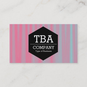 Carte De Visite Hexagon noir - Abstrait 090716(06)