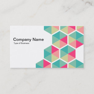 Carte De Visite Hexagones 02