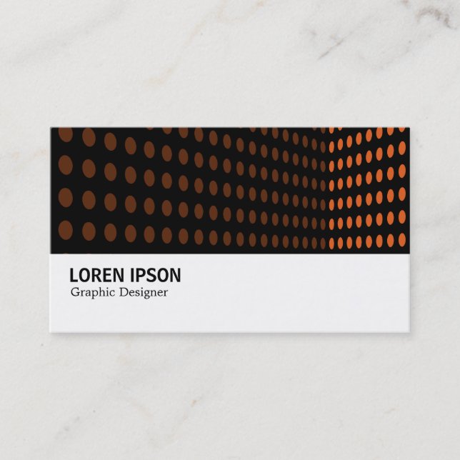 Carte De Visite Hi-Phi - 0105 - Coin Tone - Orange (Devant)