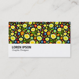 Carte De Visite Hi-Phi - 0114 - Fleurs printanières
