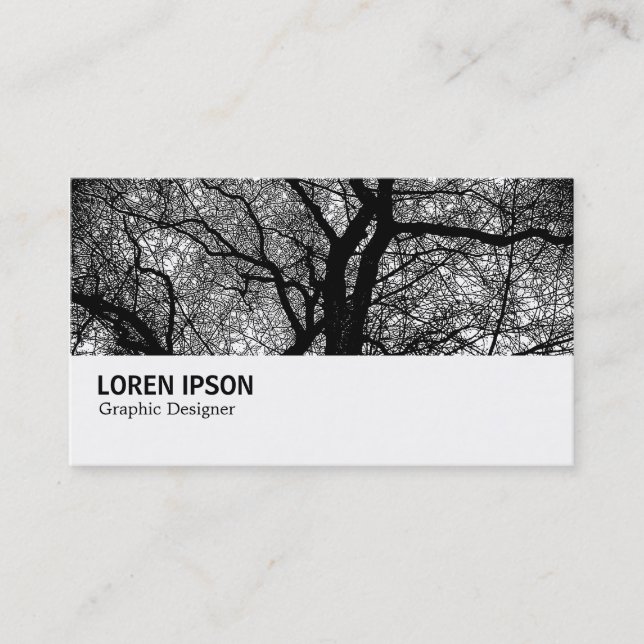 Carte De Visite Hi-Phi - 0123 - Arbre à contraste élevé (Devant)