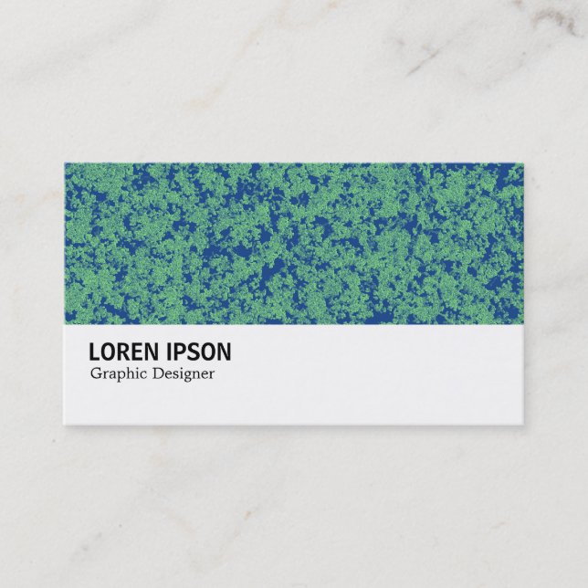 Carte De Visite Hi-Phi - 0131 - Marbre bleu vert (Devant)