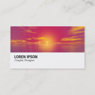 Carte De Visite Hi-Phi - 0138 - Lever du soleil Coucher du soleil