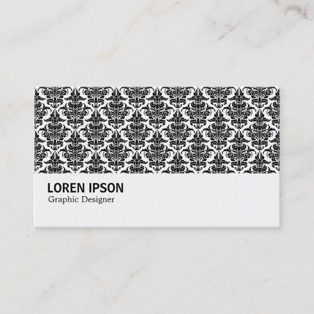 Carte De Visite Hi-Phi - 0214 - Motif Damas (Devant)