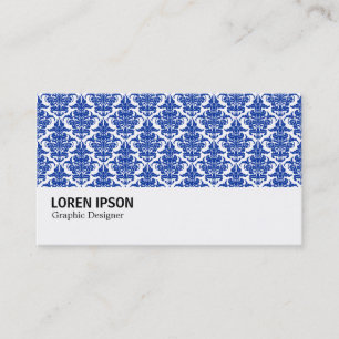 Carte De Visite Hi-Phi - 0220 Navy Damask