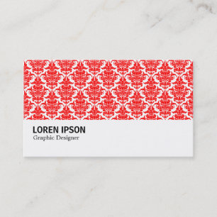 Carte De Visite Hi-Phi - 0222 Rouge Damask
