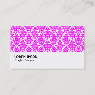 Carte De Visite Hi-Phi - 0223 Magenta Damask