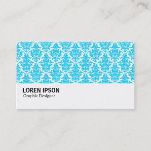 Carte De Visite Hi-Phi - 0226 Sky Blue Damask