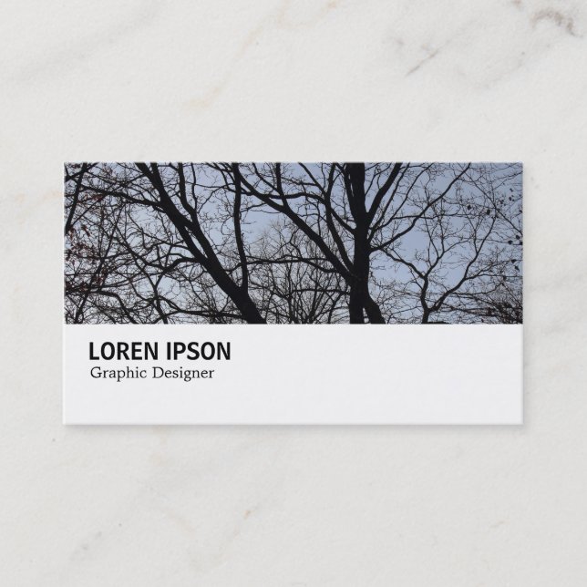 Carte De Visite Hi-Phi - 0275 - Branches Silhouettées (Devant)