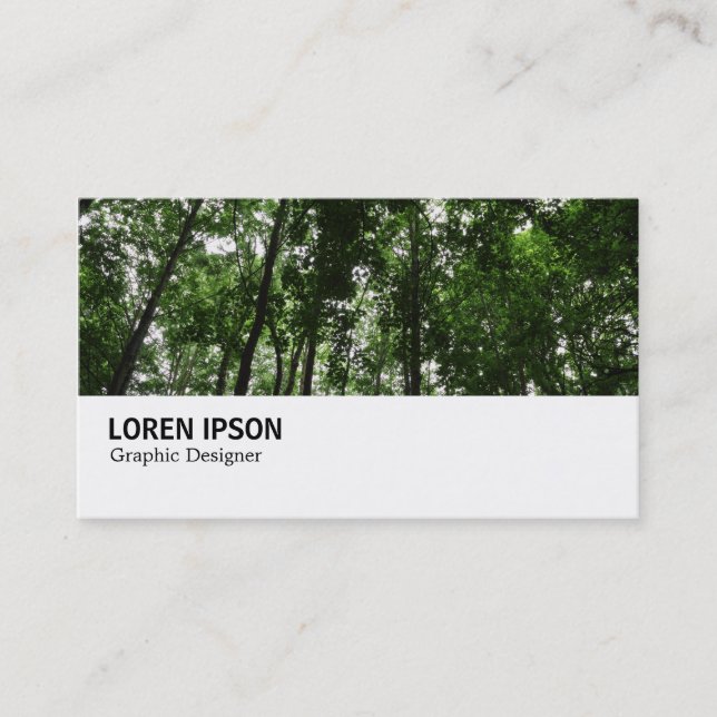 Carte De Visite Hi-Phi - 0302 - Canopée forestière (Devant)