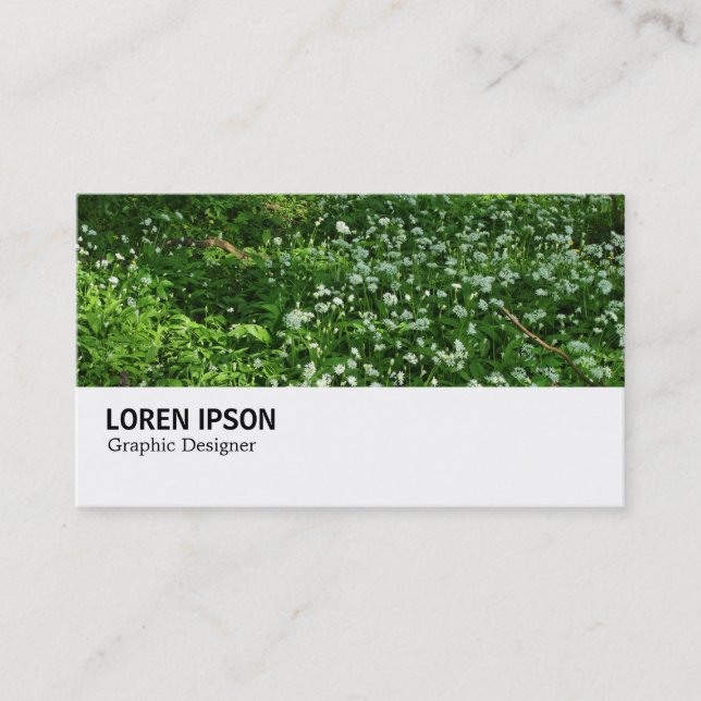 Carte De Visite Hi-Phi - 0346 - Fleurs de bois (Devant)