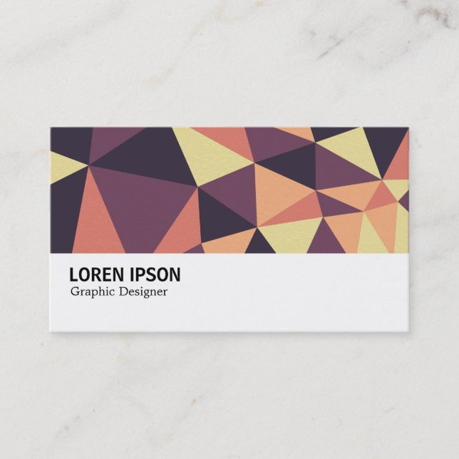 Carte De Visite Hi-Phi - 0391 - Triangles Abstrait 02 (Devant)