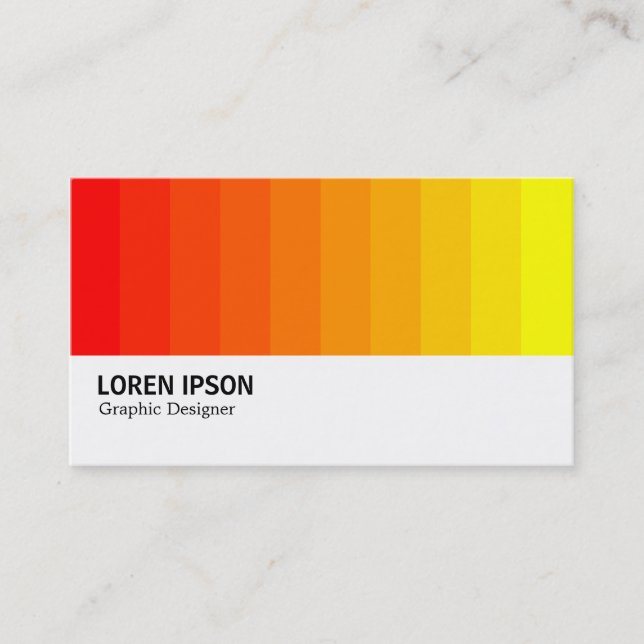 Carte De Visite Hi-Phi - 048 - Transition des couleurs (Devant)
