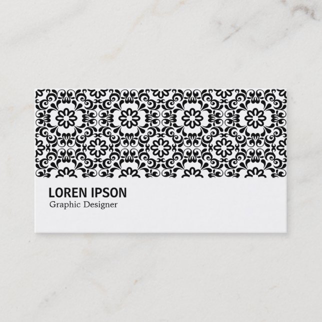Carte De Visite Hi-Phi - 061 - Damask B&W II (Devant)