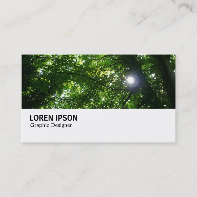 Carte De Visite Hi-Phi - 063 - Soleil dans les arbres (Devant)