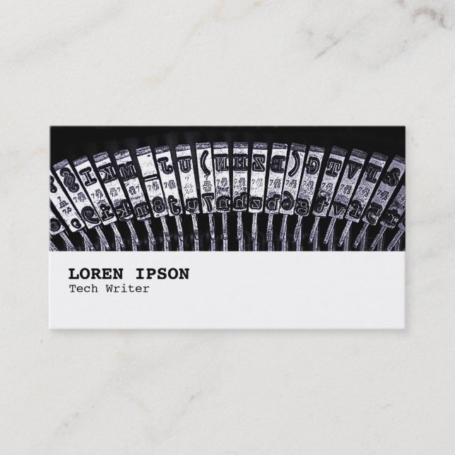 Carte De Visite Hi-Phi - 084 - Machine à écrire (Devant)